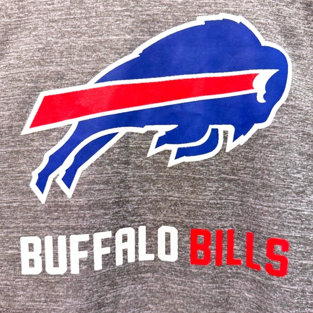 Zubaz Buffalo Bills NFL Team Apparel Hoodie Gray Space Dye Zebra Lining Mens XL - Picture 3 of 5